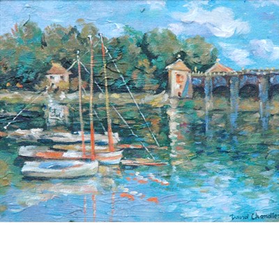 Lot 101 - David Chandler 20th Century Boats Near a...
