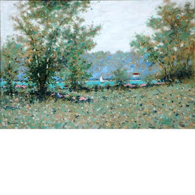 Lot 88 - Maurice Monnard French, 20th Century Boating...