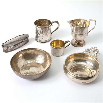 Lot 294 - Group of Silver Table Articles Total...