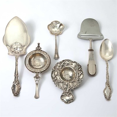 Lot 293 - Group of Sterling Silver Flatware and Serving...