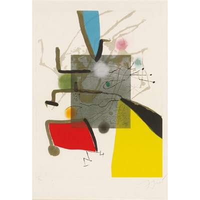 Lot 444 - Joan Miró LLIBRE DELS SIS SENTITS II (D. 1166)...
