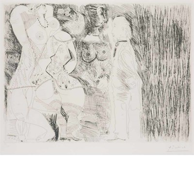 Lot 476 - Pablo Picasso DEGAS IMAGINANT, SCENE DE...