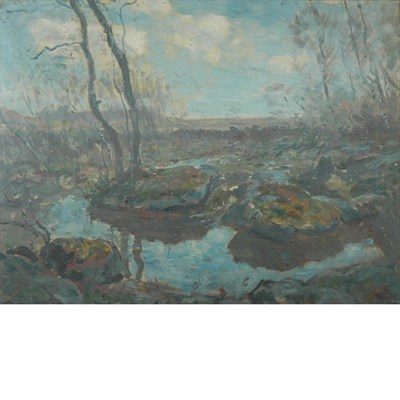Lot 73 - Henry Ward Ranger American, 1858-1916 Marsh...
