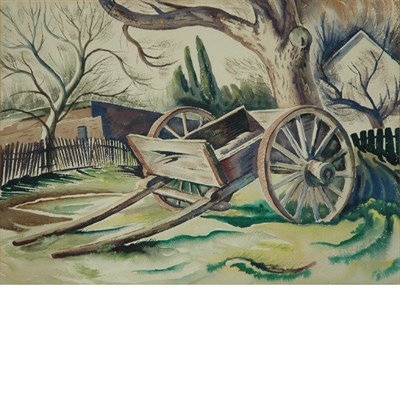 Lot 91 - Charles Surendorf American, 1906-1979 Wagon,...