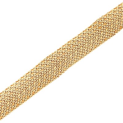 Lot 52 - Wide Gold Bracelet