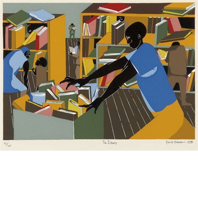 Lot 371 - Jacob Lawrence (1917-2000) THE LIBRARY...