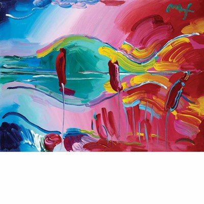 Lot 62 - Peter Max American, b. 1937 Four Seasons:...