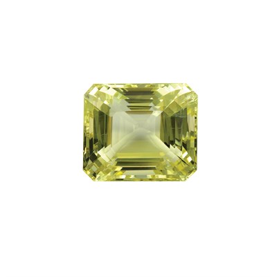 Lot 118 - Unmounted Greenish-Yellow Quartz