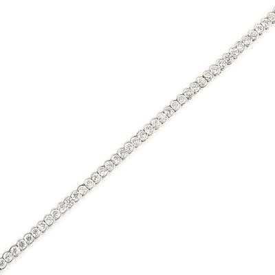 Lot 25 - Straightline Simulated Diamond Bracelet