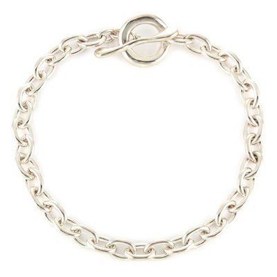 Lot 171 - Sterling Silver Toggle Necklace