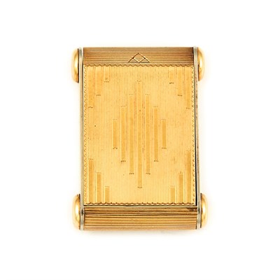 Lot 90 - Two-Color Gold Purse Watch
