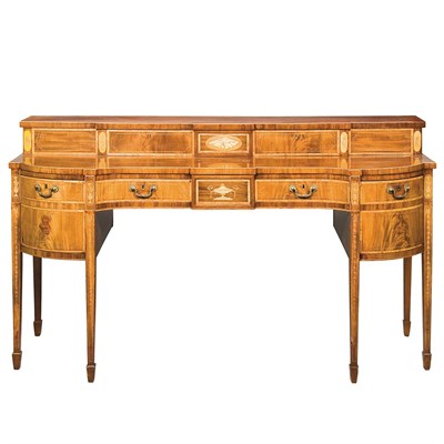 Lot 423 - George III Mahogany Sideboard Height 44 inches,...