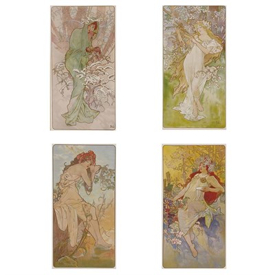 Lot 451 - Alphonse Mucha (1860-1939) THE FOUR SEASONS...