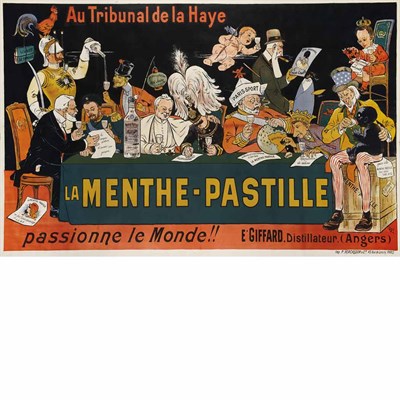 Lot 460 - Oge (1861-1936) LA MENTHE--PASTILLE Color...