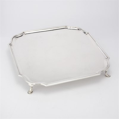 Lot 438 - English Silver Salver London, 20th century Of...