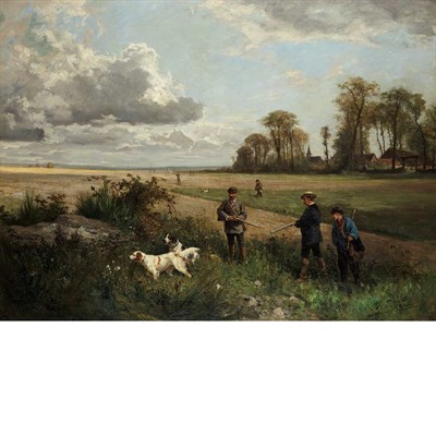 Lot 11 - Olivier de Penne French, 1831-1897 Chasseurs...