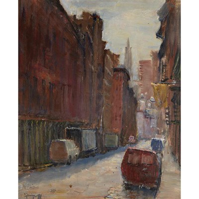 Lot 83 - Anthony Springer American, 1928-1995 Downtown...