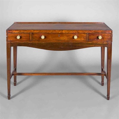 Lot 98 - English Mahogany Console Height 34 1/2 inches,...