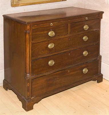 Lot 136 - George III Style Inlaid Mahogany Chest of...