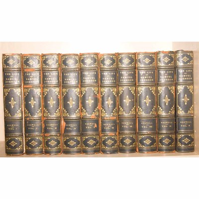 Lot 496 - [FINE BINDINGS] BOSWELL, JAMES. The Life of...