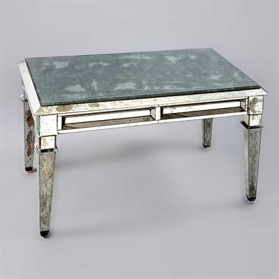 Lot 210 - Mirrored Low Table Height 18 inches, width 31...