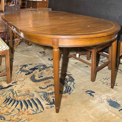 Lot 226 - Neoclassical Style Mahogany Dining Table With...