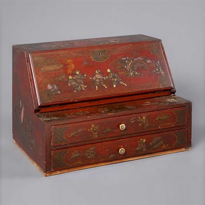 Lot 241 - Regency Style Chinoiserie Decorated Table Desk...