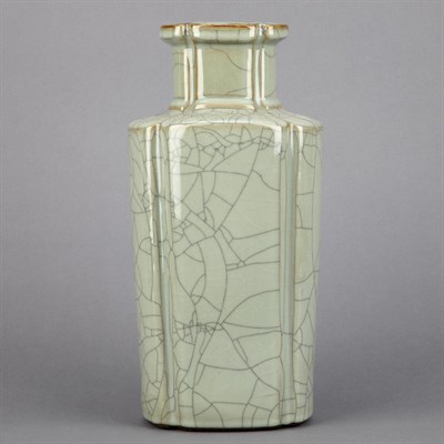 Lot 279 - Chinese Celadon Glazed Porcelain Vase Height...