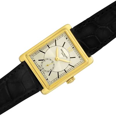 Lot 30 - Gentleman's Gold Wristwatch, Patek Philippe, Ref. 5010