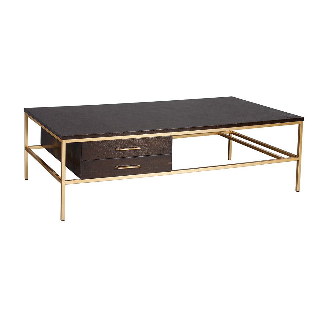 Lot 150 - John Stuart Low Table, 20th century Brass and...