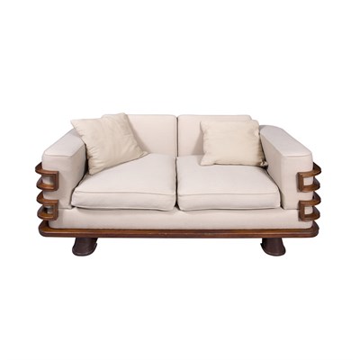 Lot 109 - Streamline Two-Seat Sofa United States, 20th...