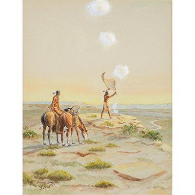 Lot 20 - Byron B. Wolfe American, 1904-1973 Smoke Talk...