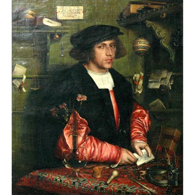 Lot 138 - After Hans Holbein Portrait of Georg Giesze...