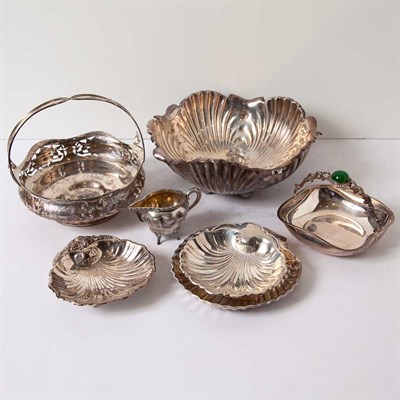 Lot 301 - Group of Five Silver Table Articles Total...