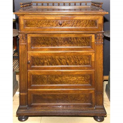 Lot 319 - Victorian Mahogany Side Cabinet Height 39...