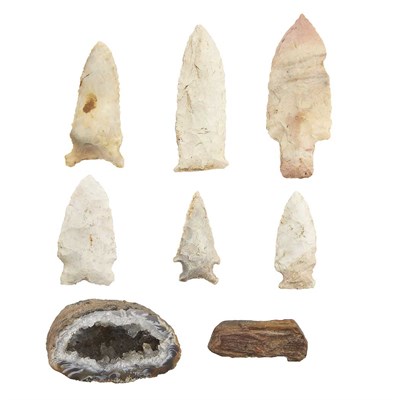 Lot 38 - Group of Seven Indian Artifacts Comprising...