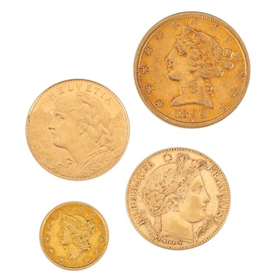Lot 1099 - Mixed Lot of Four Gold Coins Comprising Almost...