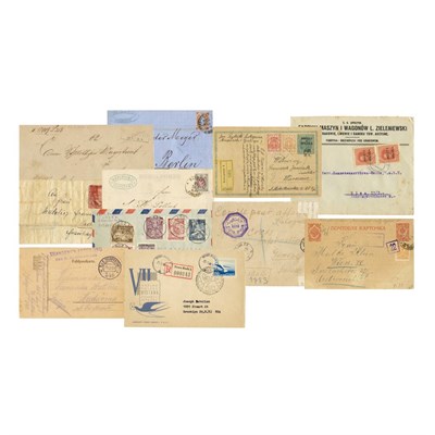 Lot 1018 - Poland Postal History and Cover Group Useful...