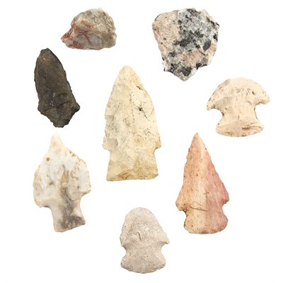 Lot 39 - Group of Eight Indian Artifacts Mixed...