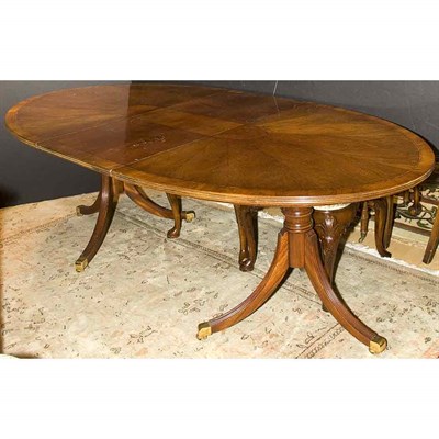 Lot 350 - George III Style Mahogany Double Pedestal...