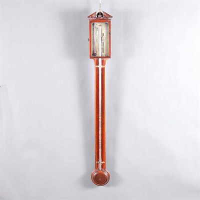Lot 396 - American Mahogany Barometer