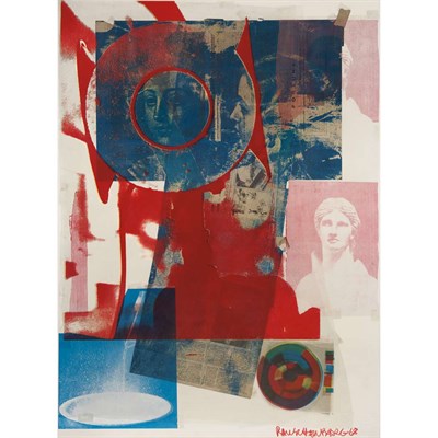 Lot 508 - Robert Rauschenberg UNTITLED (F. 63) Color...