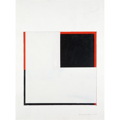 Lot 82 - Harvey Quaytman American, 1937-2002 Study for...