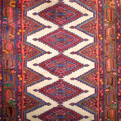 Lot 614 - Hamadan Runner Northwest persia, mid 20th...