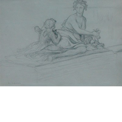 Lot 100 - Henri Le Sidaner French, 1862-1939 (i) Nymphe...
