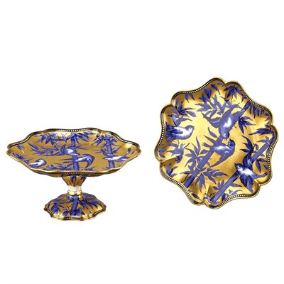 Lot 241 - Coalport Gilt Decorated Porcelain Dessert...