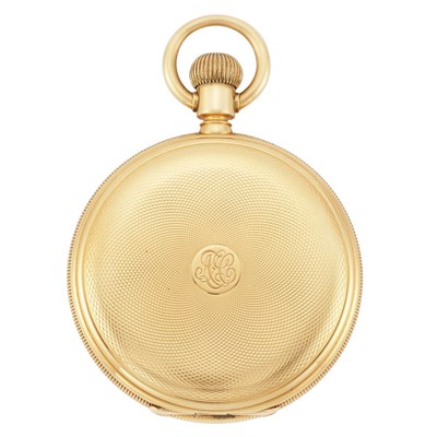 Lot 125 - Gold Hunting Case Pocket Watch, Tiffany & Co., with Watch Chain