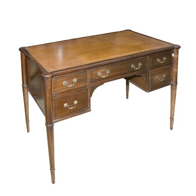 Lot 227A - Regency Style Mahogany Desk Height 29 inches,...