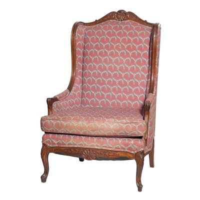 Lot 418A - Louis XV Style Walnut Bergere