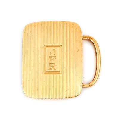 Lot 117 - Gold Belt Buckle